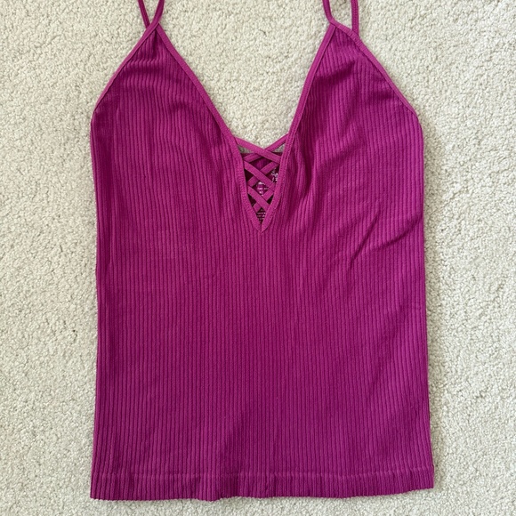 Free People Criss Cross Seamless Cami - Picture 1 of 3
